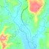 Topografische kaart Manglicmot, hoogte, reliëf