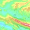 Topografische kaart Bohonal, hoogte, reliëf