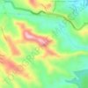 Topografische kaart Topo, hoogte, reliëf