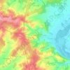 Topografische kaart Chez Bertit, hoogte, reliëf