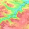 Topografische kaart Neuschauerberg, hoogte, reliëf