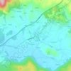 Topografische kaart Brinje, hoogte, reliëf