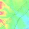 Topografische kaart Meit Lin Chaung, hoogte, reliëf