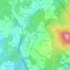 Topografische kaart Lestedo, hoogte, reliëf