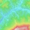 Topografische kaart Lantsch, hoogte, reliëf