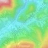 Topografische kaart Mitterstoder, hoogte, reliëf