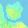 Topografische kaart Pulau Rupat, hoogte, reliëf