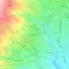 Topografische kaart Bukitdiengpermai, hoogte, reliëf