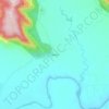 Topografische kaart Nanoli, hoogte, reliëf