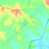 Topografische kaart Caimito, hoogte, reliëf