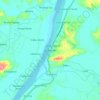 Topografische kaart Gattaran, hoogte, reliëf