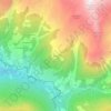 Topografische kaart Pirigen, hoogte, reliëf
