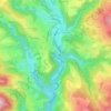Topografische kaart Neudörfl, hoogte, reliëf