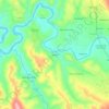 Topografische kaart Sarcina, hoogte, reliëf