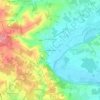 Topografische kaart Le Beurre Doux, hoogte, reliëf