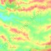 Topografische kaart La Union, hoogte, reliëf