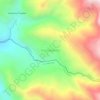 Topografische kaart Sunchubamba, hoogte, reliëf