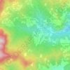 Topografische kaart Sozzi, hoogte, reliëf