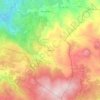 Topografische kaart Telhado, hoogte, reliëf