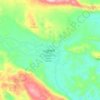 Topografische kaart Oksibil, hoogte, reliëf