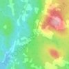 Topografische kaart Waweig, hoogte, reliëf