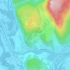 Topografische kaart Lelinaz, hoogte, reliëf
