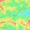Topografische kaart Braunlauf, hoogte, reliëf