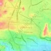 Topografische kaart Pahoman, hoogte, reliëf