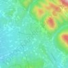 Topografische kaart Novézan, hoogte, reliëf