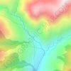 Topografische kaart La Ezperanza, hoogte, reliëf
