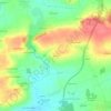 Topografische kaart Bonnais, hoogte, reliëf