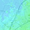 Topografische kaart Holk, hoogte, reliëf