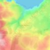 Topografische kaart New Aberdour, hoogte, reliëf