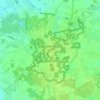 Topografische kaart Baarle, hoogte, reliëf