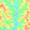 Topografische kaart Orbiston, hoogte, reliëf