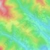 Topografische kaart Basozelai, hoogte, reliëf