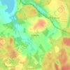 Topografische kaart Kaborno, hoogte, reliëf