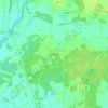 Topografische kaart Hülsen, hoogte, reliëf