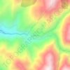 Topografische kaart California, hoogte, reliëf