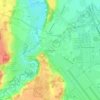 Topografische kaart Manjo-Gazans, hoogte, reliëf