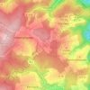 Topografische kaart Dörstheck, hoogte, reliëf