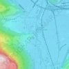 Topografische kaart Horen, hoogte, reliëf