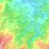 Topografische kaart Anxeriz, hoogte, reliëf