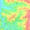 Topografische kaart Boavista, hoogte, reliëf