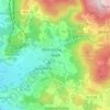 Topografische kaart Bruck, hoogte, reliëf