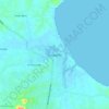 Topografische kaart Sungailiat, hoogte, reliëf