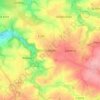Topografische kaart Städten, hoogte, reliëf