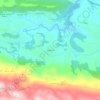 Topografische kaart Boquerizo, hoogte, reliëf