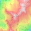 Topografische kaart Edelweißspitze, hoogte, reliëf