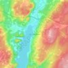 Topografische kaart Ulricehamn, hoogte, reliëf